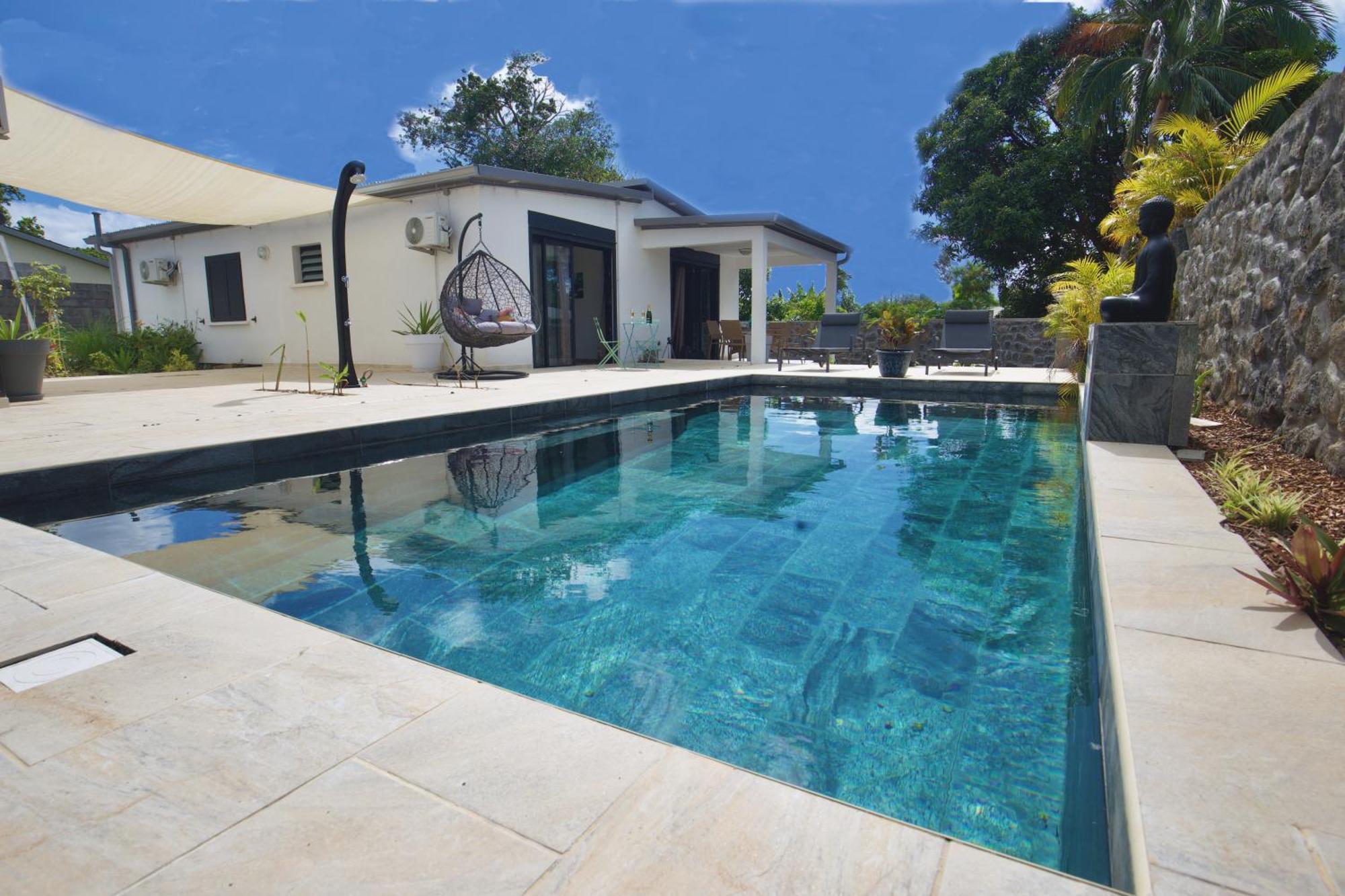Le Beau Vallon 1- Jacuzzi Privatif Et Piscine Chauffee Partagee Saint-Benoît Dış mekan fotoğraf